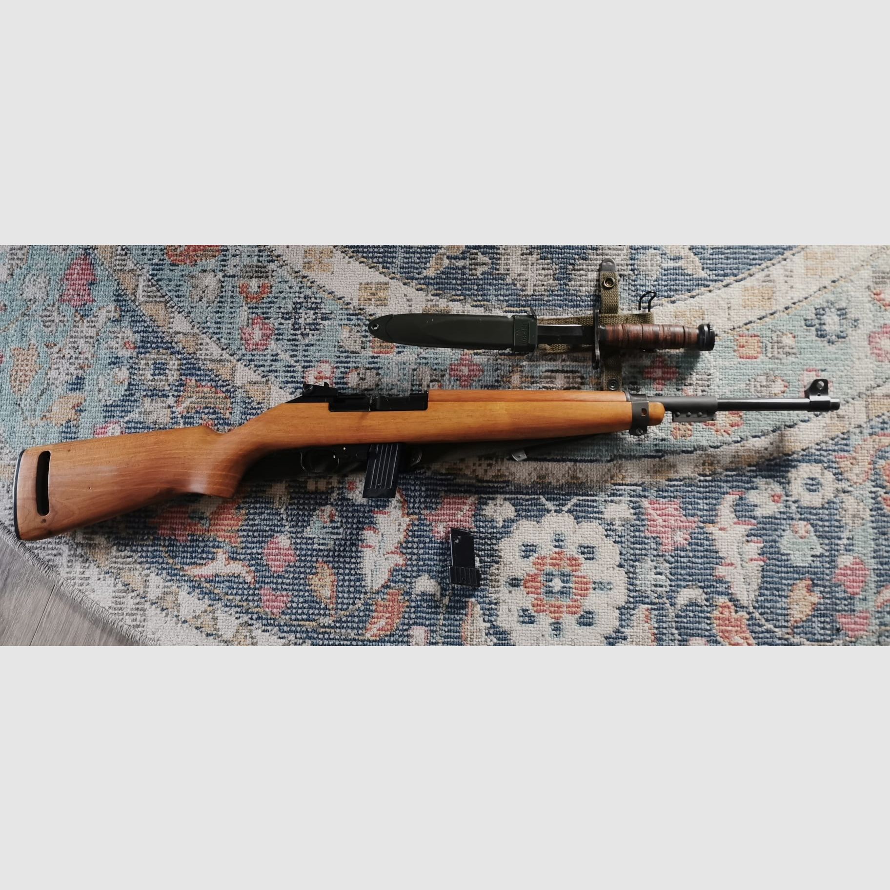 Erma EGG1 most beautiful replica Carbine 30 M1 cal. 8mm in firing condition free from 18 years