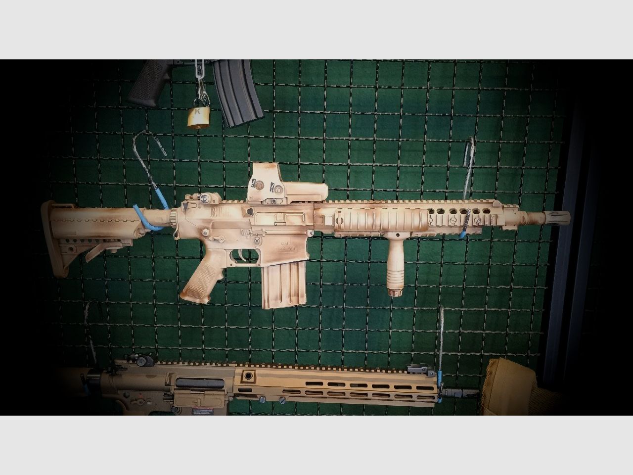 CUSTOMGUN: E&C Project BFG mit Reddot, Jefftron Scylla, Speedgears, Aimtop, ca. 1,6 Joule