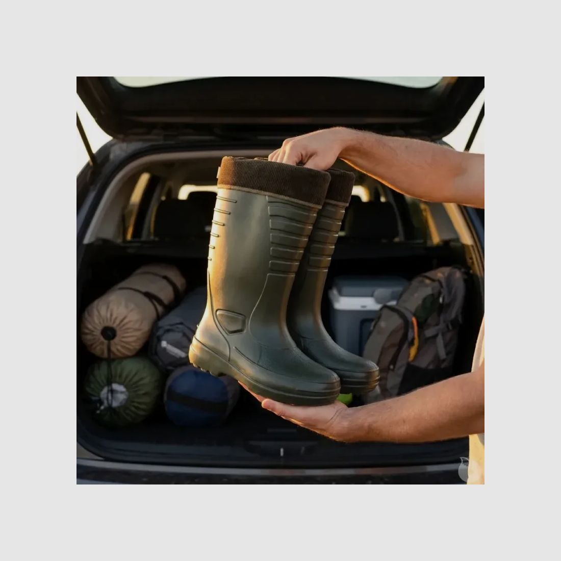 Lemigo isolierte EVA-Stiefel khaki mit herausnehmbarer Fütterung, Bild 5 von 16