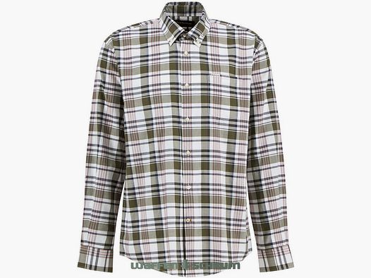 Barbour Chemise Hunwick Regular Fit Olive