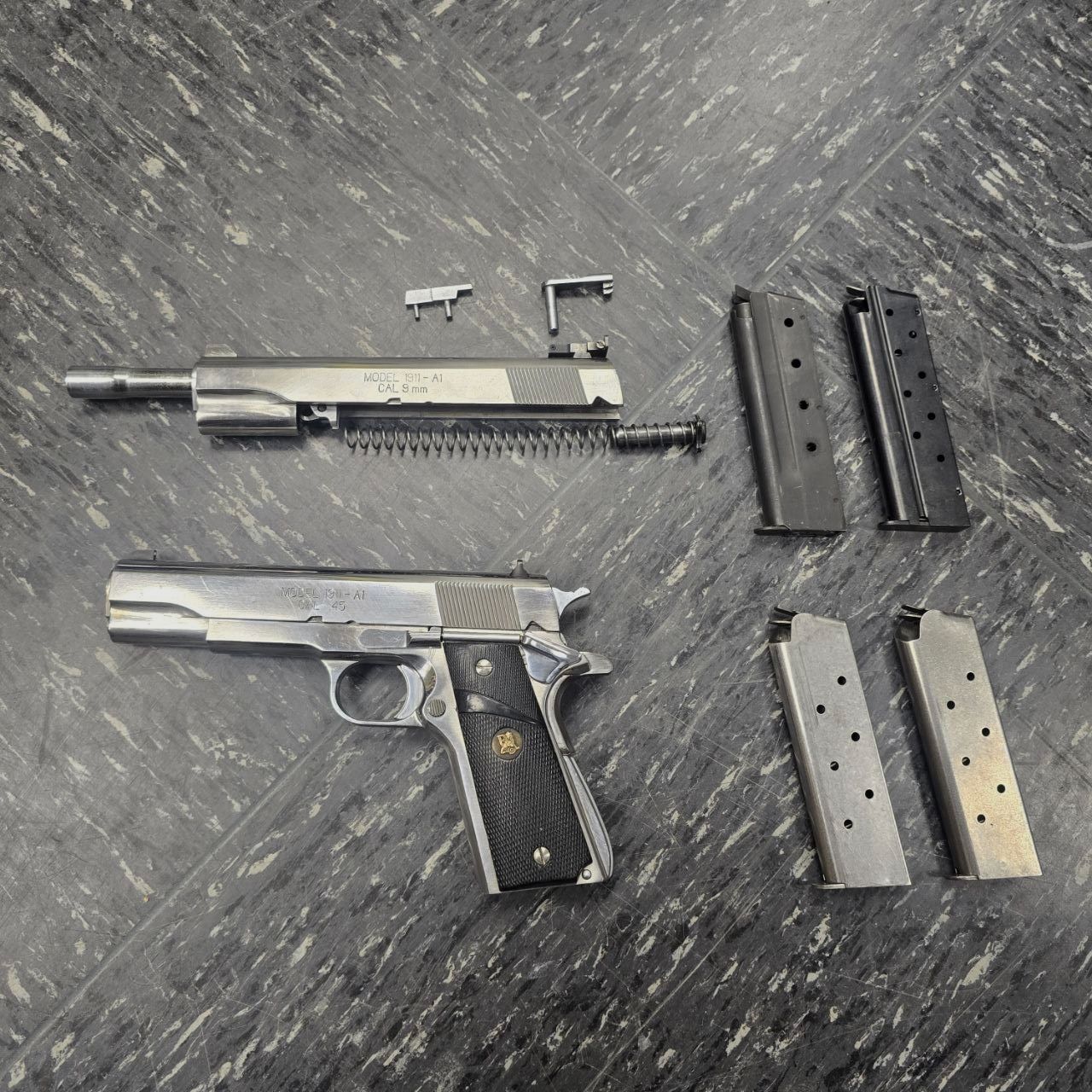 Springfield Armory 1911 – calibro .45 ACP e 9 mm Luger (sistema intercambiabile)