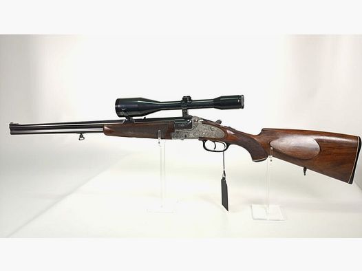 Friedrich Wilhelm Heym Mod. 22 SS Seitenschloss-Bockdoppelbüchse 7x65R mit Zeiss Diasta