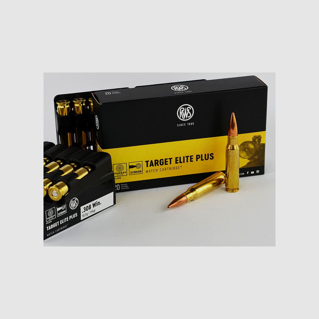 RWS Target Elite Plus .308 WIN., 154 grs 1 paquete (20 disparos a 1,725 €*)