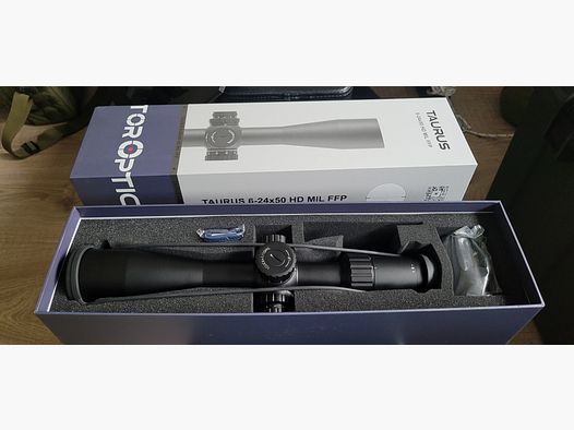 Vector Optics Tauron / Taurus - 6-24x50 HD MIL (34mm FFP - SCFF-46)