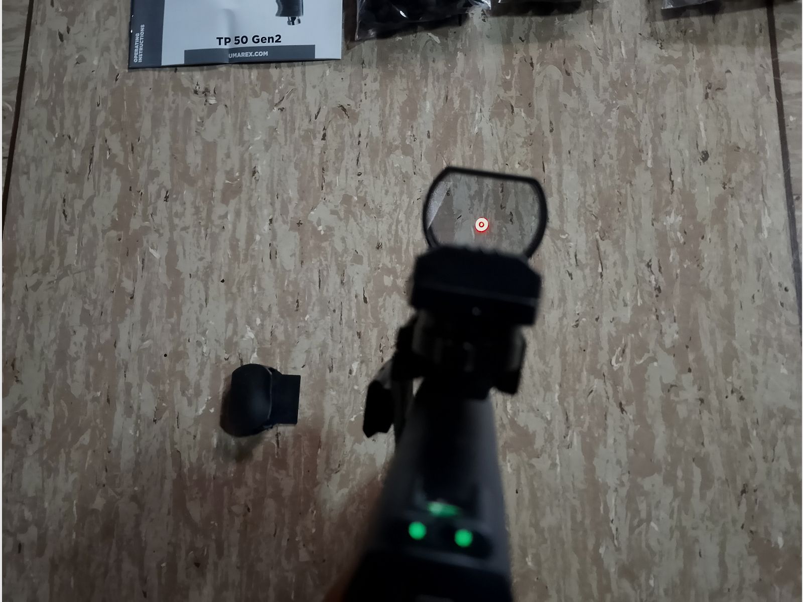 Hdp50 Tp50 T4E RAM .50  Gen 2 mit Visier Rot Grün Punkt Top Mount Scope + CO2 Kapseln + Flashlight Zoom Strobo + Laser + Alu Kugeln Rubberballs neu 