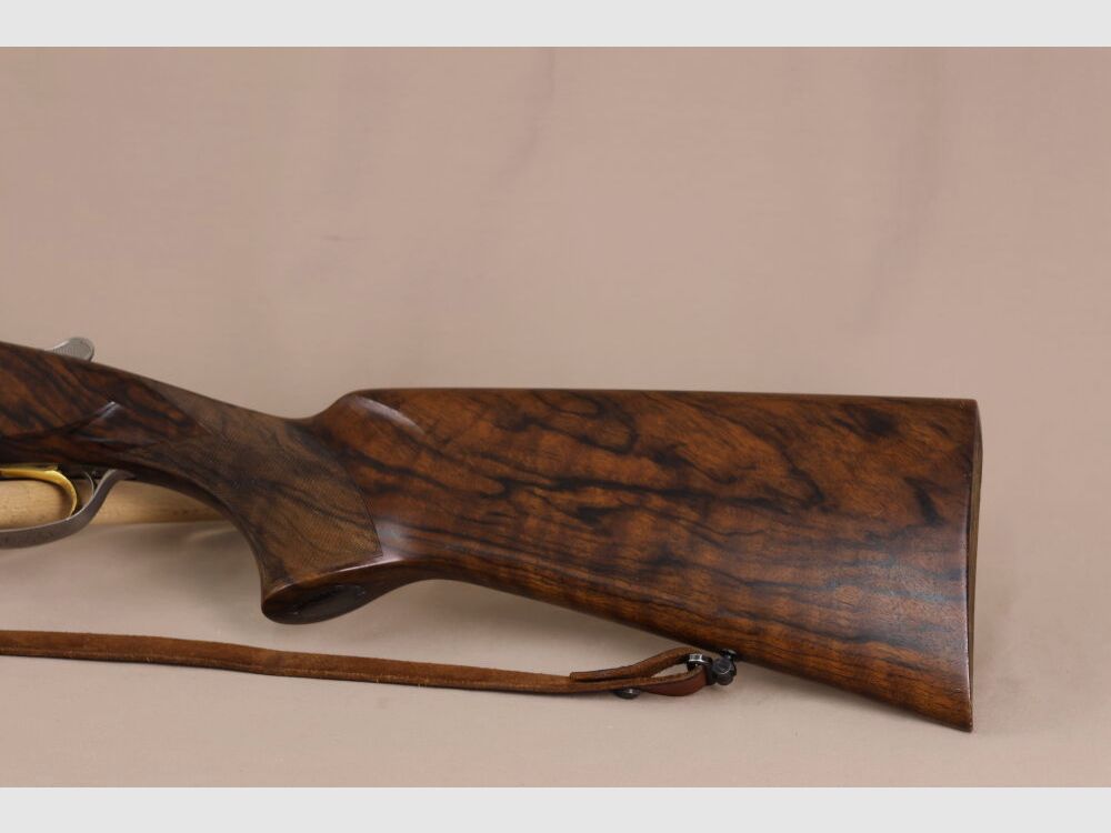 FN B25 Bockdoppelflinte // Gravur // Maserholz // Goldf. Abzug