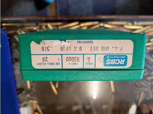 RCBS die set new! 8x57 IR Drilling