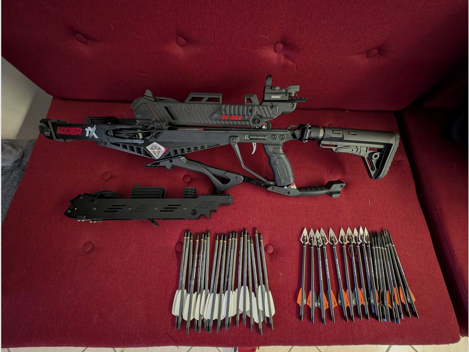 K Adder V3 TX-Compound + Mey Folding Stock + TT Bag