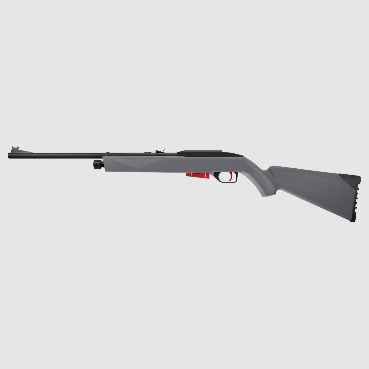 CO2 Luftgewehr Crosman 1077 FreeStyle Kunststoffschaft grau-rot-schwarz Kaliber 4,5 mm Diabolo (P18)