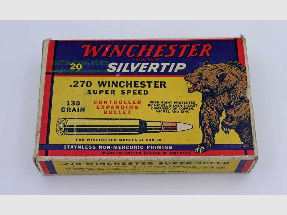 Winchester - USA Büchsenpatronen .270Win