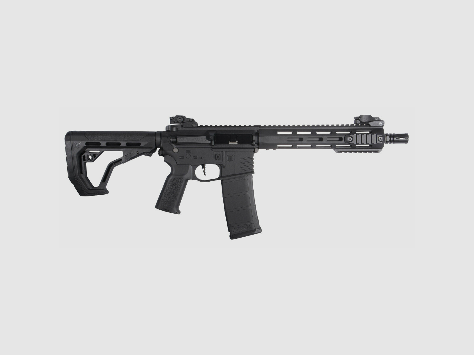 M4 AR15 M-LOK 10 inch CHARLIE EAGLE ETU Black S-AEG Airsoft Rifle Free from 18 years | Delta Armory