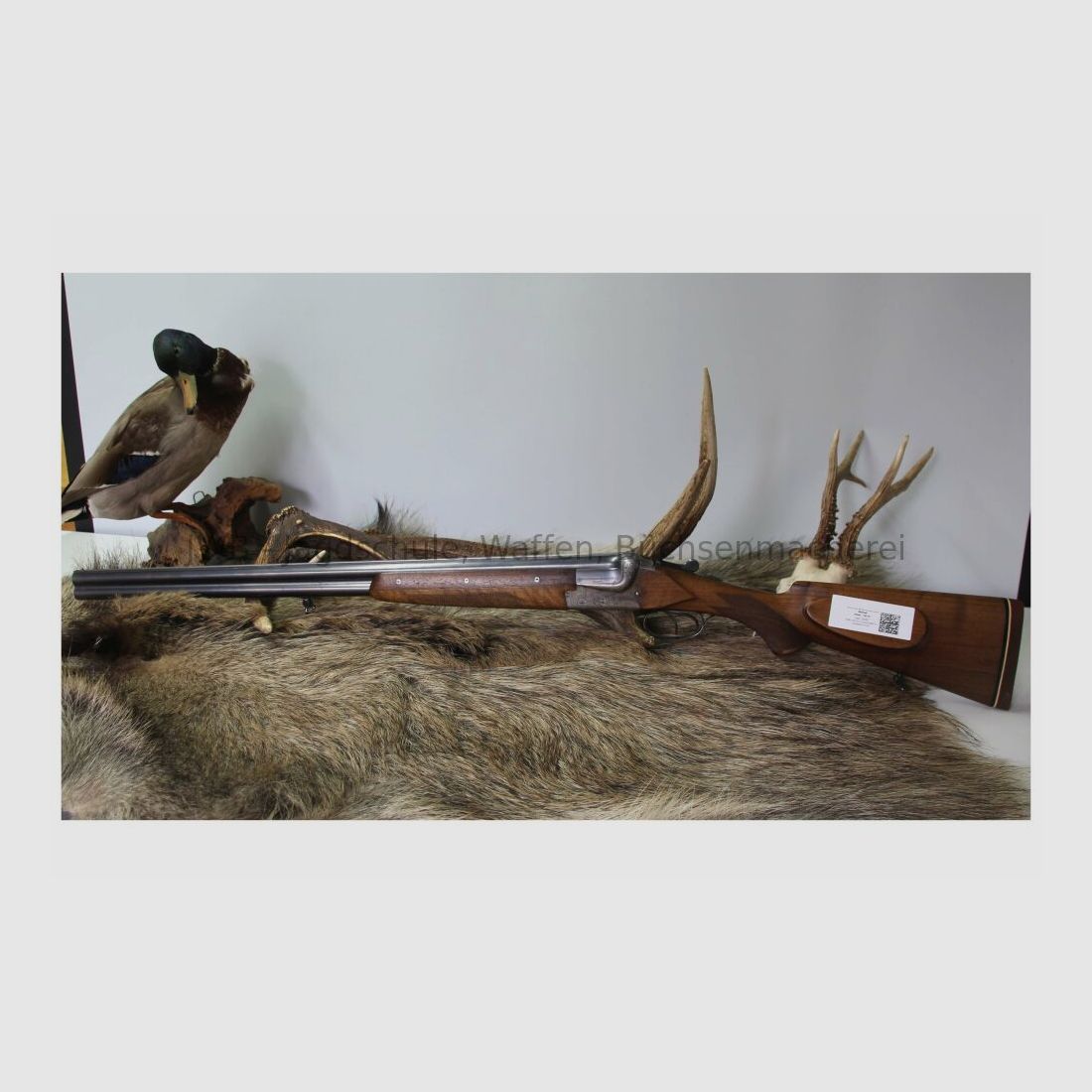 Light and manageable Merkel shotgun 16/70