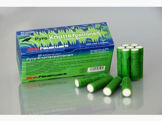 Pyro crackling cartridges 15 mm 50 pcs.