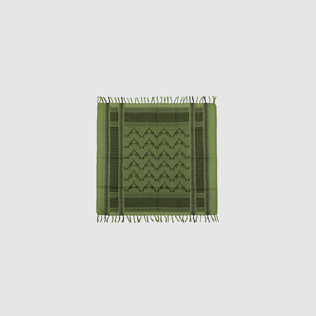 M16 Pattern Shemagh Scarf - Olive