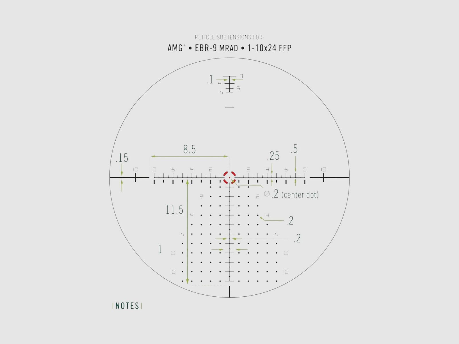 Vortex AMG 1-10x24 FFP EBR-9 MRAD, image 9 of 10
