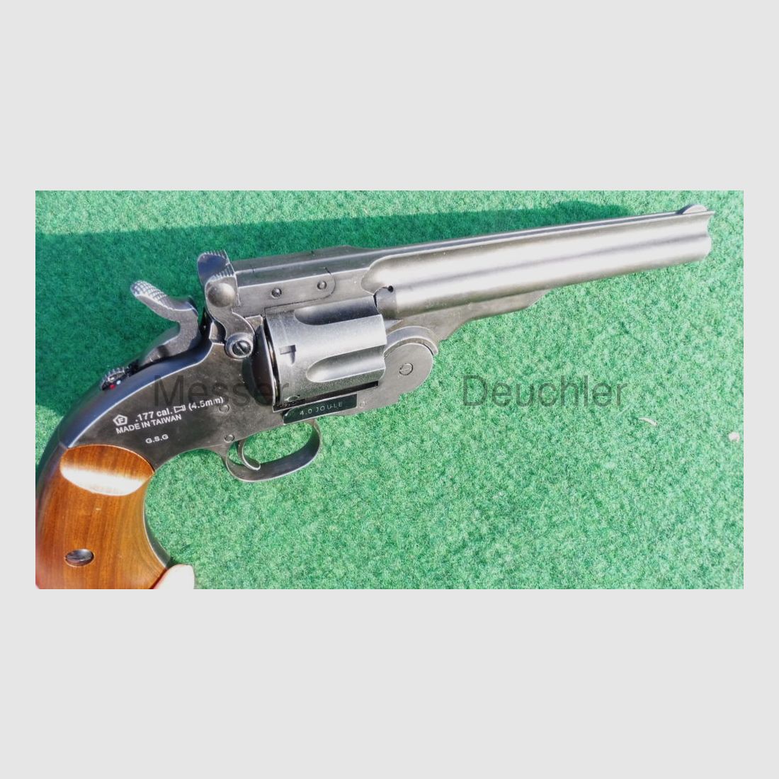 GSG German Sports Guns Schofield 6' Revolver Aging black