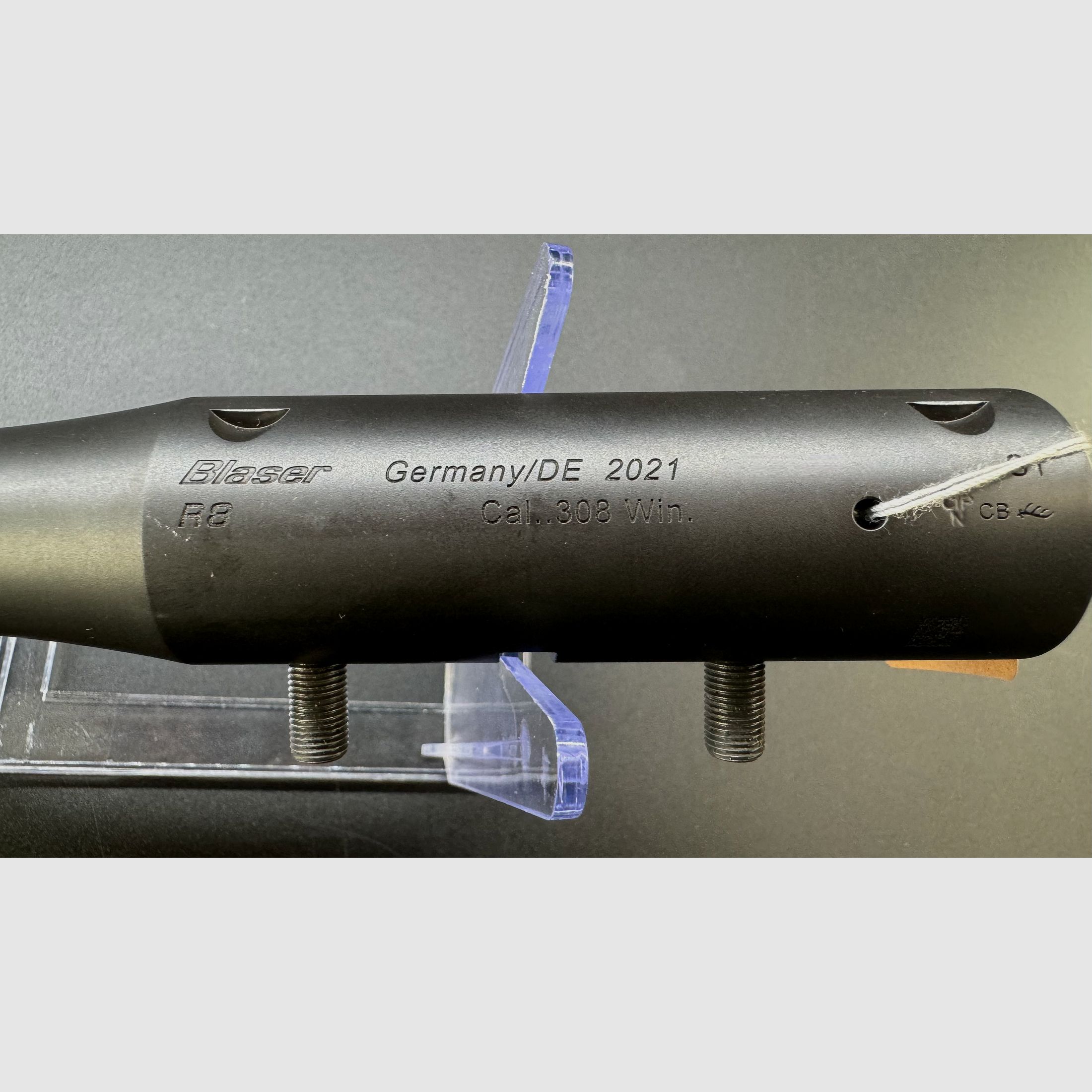 Blaser R8 barrel caliber: .308Win (standard version) with open sights with magazine insert