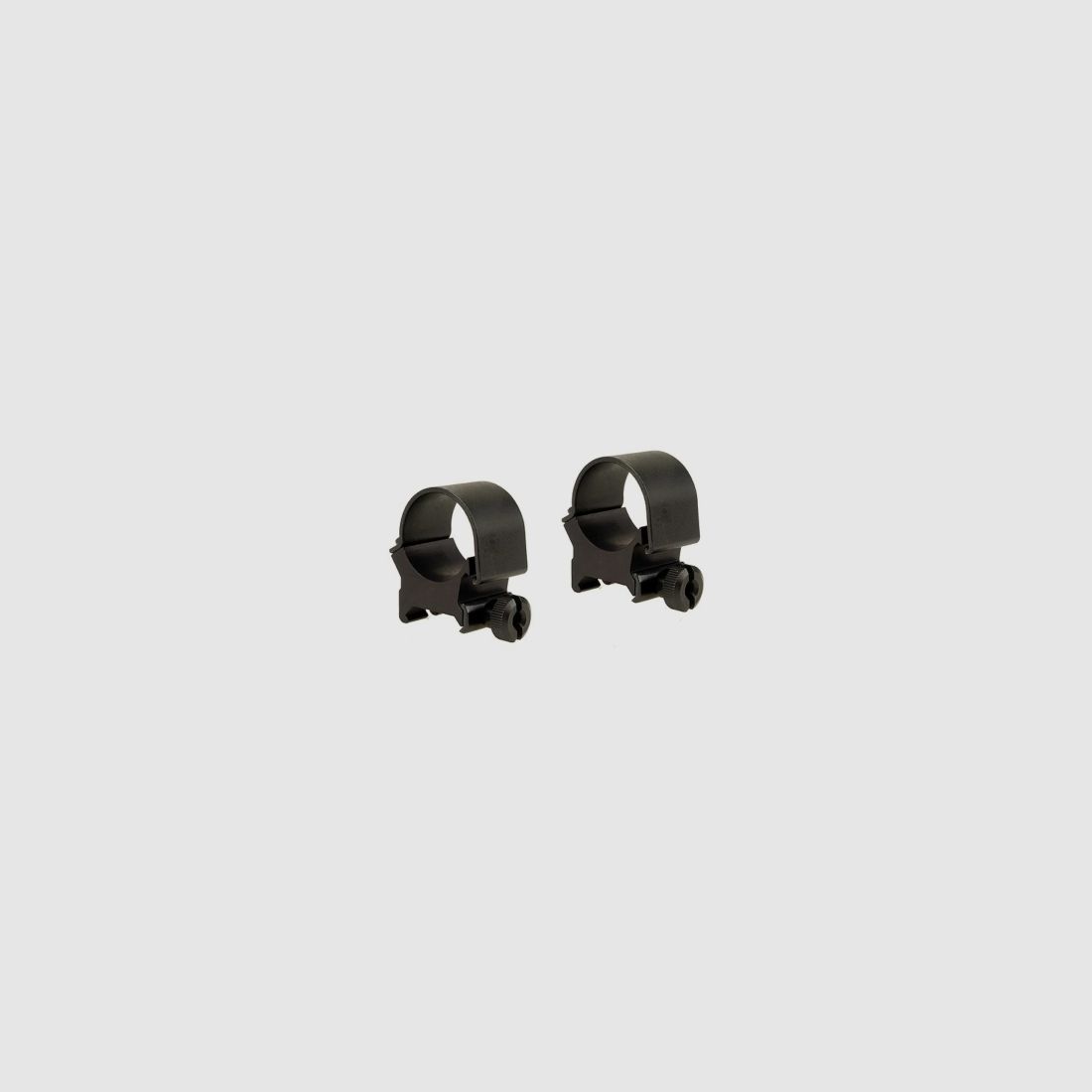 Weaver Top-Mount Weaver-Style Anelli nero opaco 25,4mm alti, BH 8,43mm