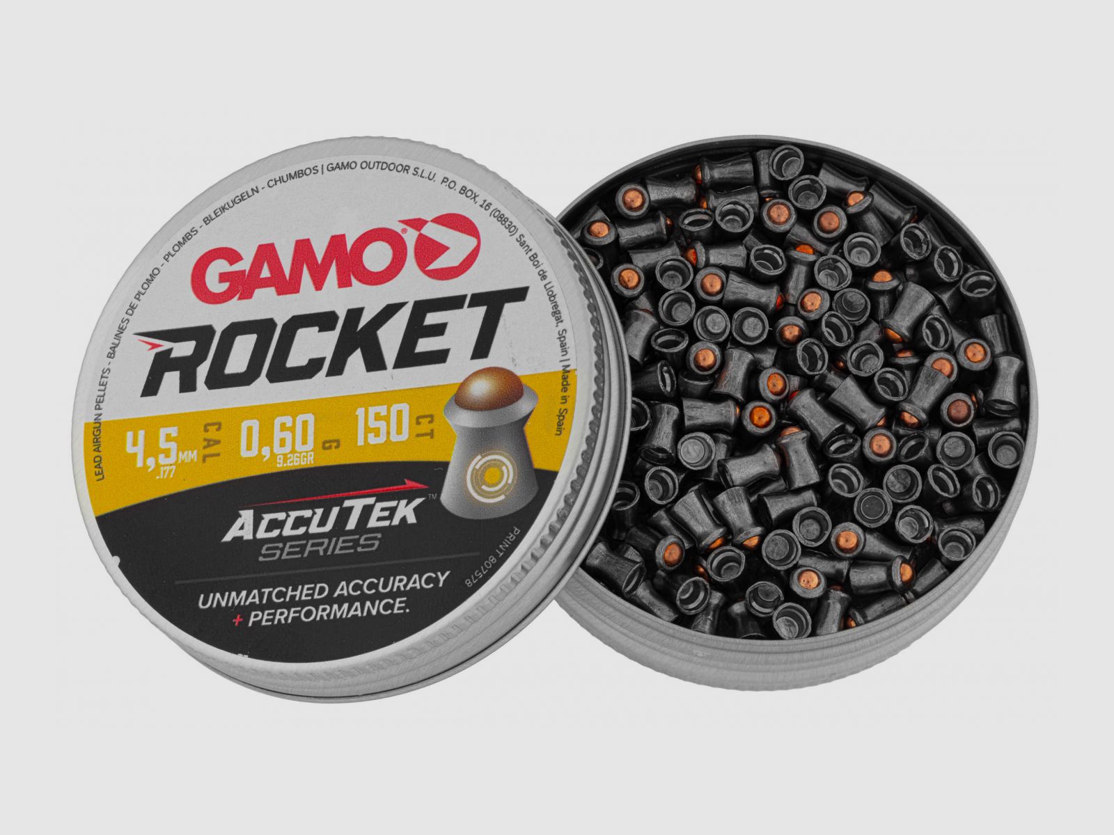 Rocket Gamo Scatola da 150 Pallini 4,5mm, immagine 3 di 4