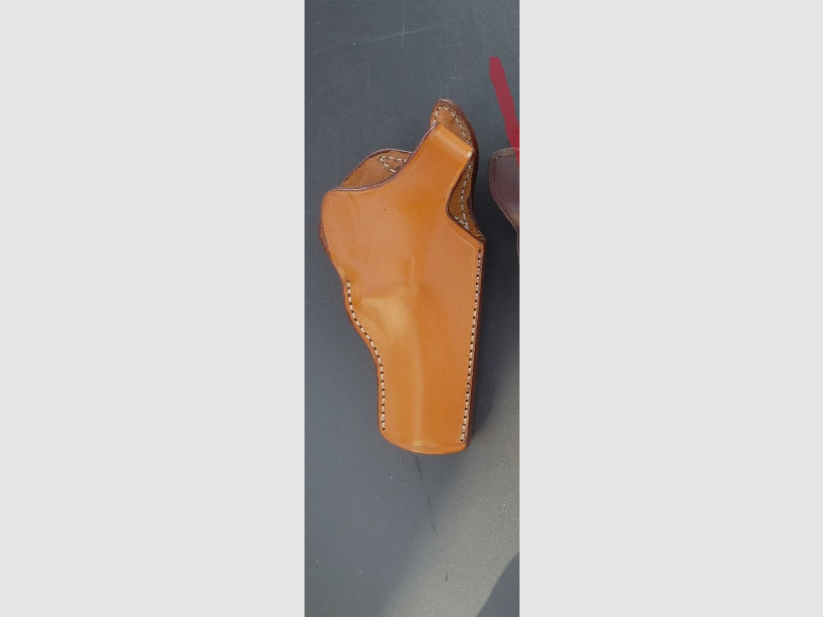 HKDesign Holster Art. Nr. 003 con guida in teflon e chiusura a scatto per: S&W M 66 4" - per destrimani, immagine 1 di 9