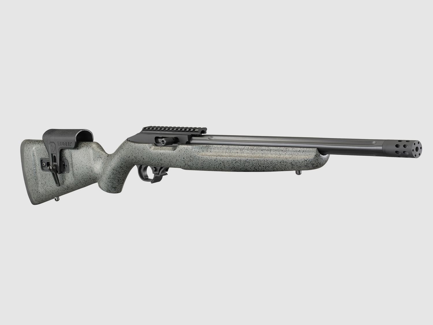 RUGER 10/22® Competition .22 LR 16,1"/41Cm Laminado Manchado Negro/Gris
