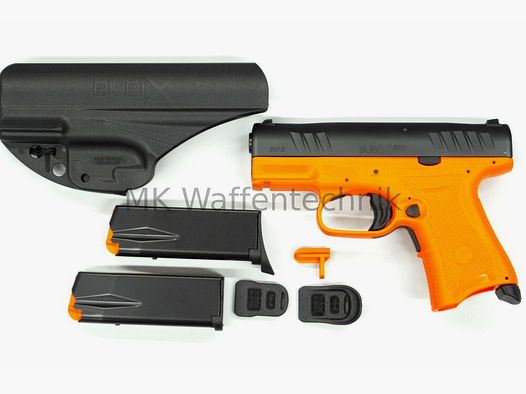Pistolet BUBIX BRO - Calibre 9x19 subcompact Orange 9mmLuger