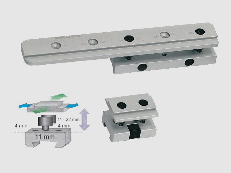 Centra Tele Flight Anschütz élévations de ligne de visée