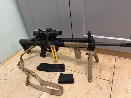 AR 15 semi-automatic rifle HAENEL CR223