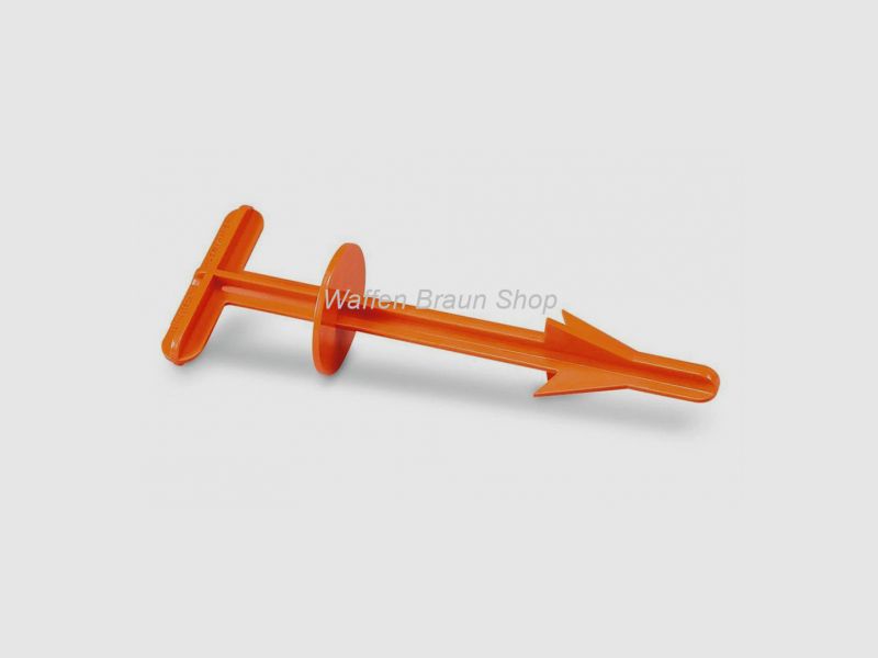 LANDIG Waidlochauslöser aus Kunststoff Farbe Orange Waidlochauslöser zum schnellen und sauberen Ring