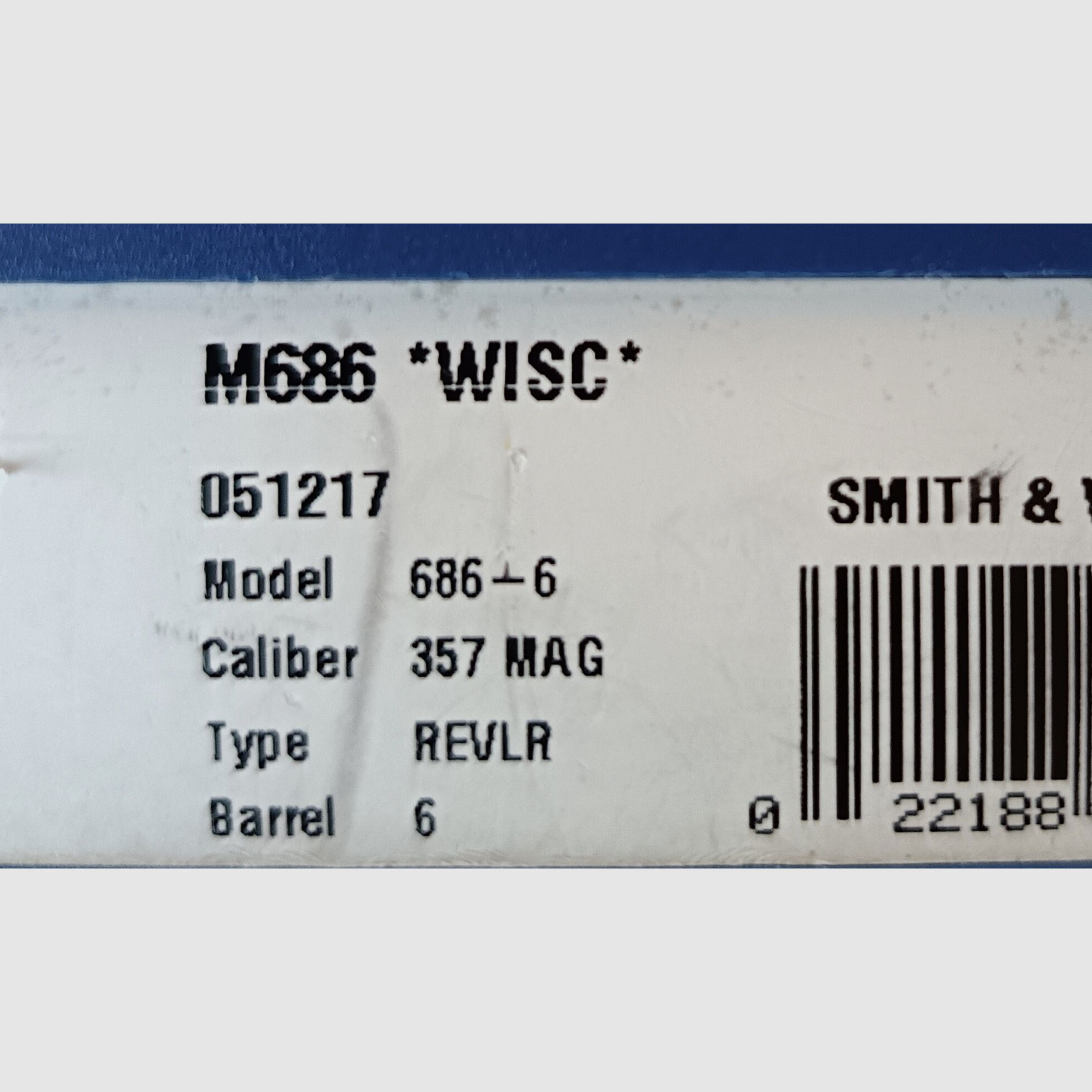 Smith & Wesson Mod. 686 Target Champion Revolver 