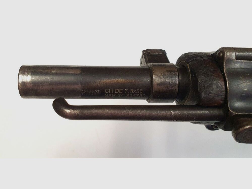 Fabryka broni Bern karabina powtarzalna Gewehr IG1911 Kaliber 7,5x55 szwajcarski kompletny z dopasowanymi numerami