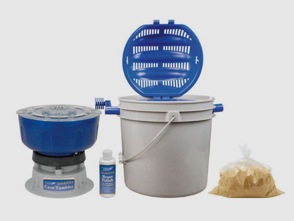 Frankford Arsenal Tumbler Case Polishing Machine - Starter Set Quick-N-EZ Case Tumbler Kit