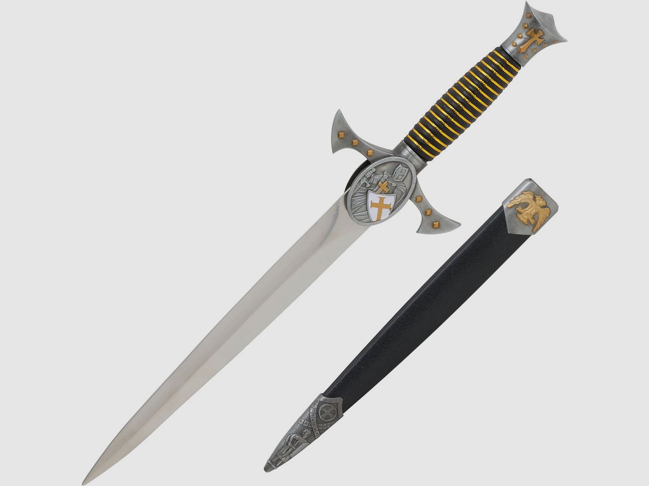 Tempelritter Dolch mit Scheide