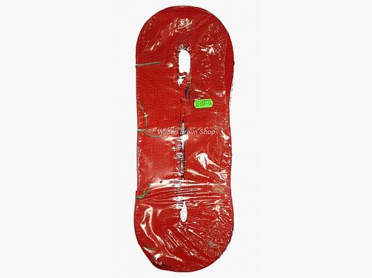 FRITZMANN Schweißleine aus Gurtband mit Bolzenhacken, Farbe: rot