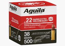 Aguila Super Extra High Velocity .22 LR 38GR LRN HP 500 patronen