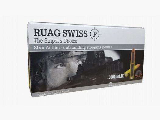 .300 BLK Swiss P Stix Action 8,4g / 180grs
