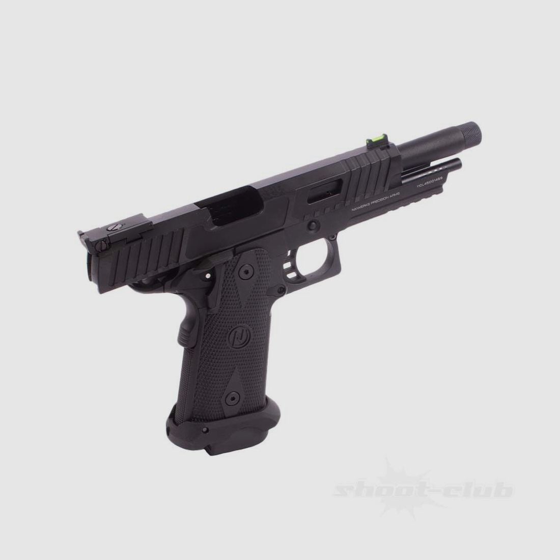 NXG 1911 Pendragon Co2 Pistolet BB 4,5mm BB noir M14x1 gauche