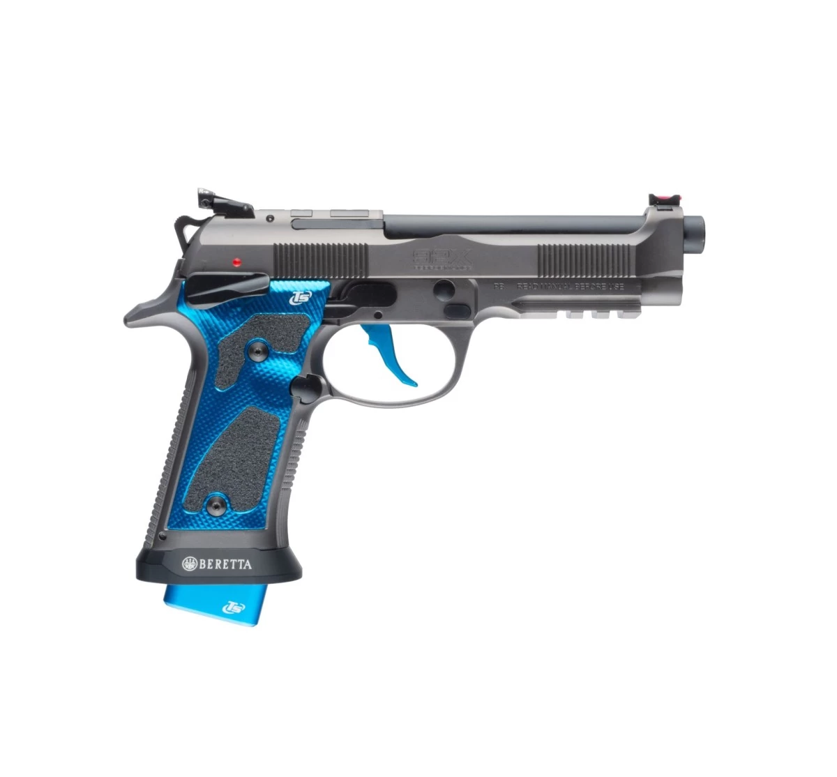 Beretta 92X Performance Optic Dark Series Blue Pistolet Semi-Automatique Cal. 9 mm Luger – 20 Coups