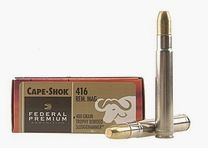 Federal Premium Safari Trophy Bonded Sledgehammer Solid .416 Rem. Mag. 400GR bonded FN 20 cartridges