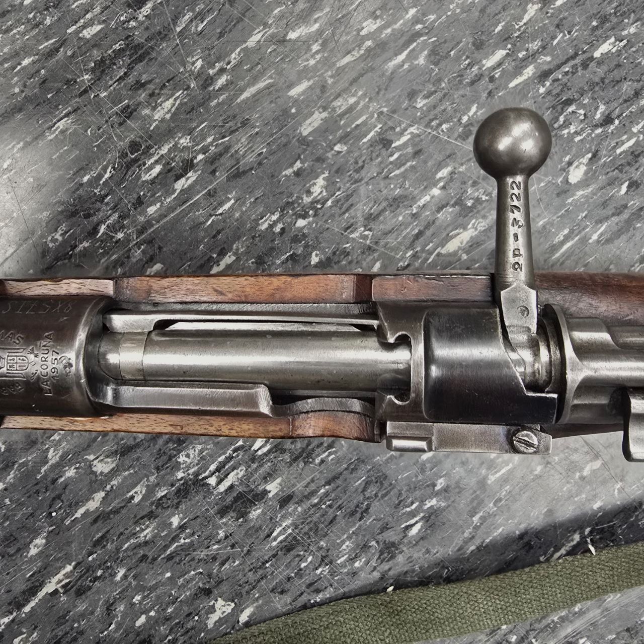 Mauser K98 – La Coruña (Espagne), année de construction 1957