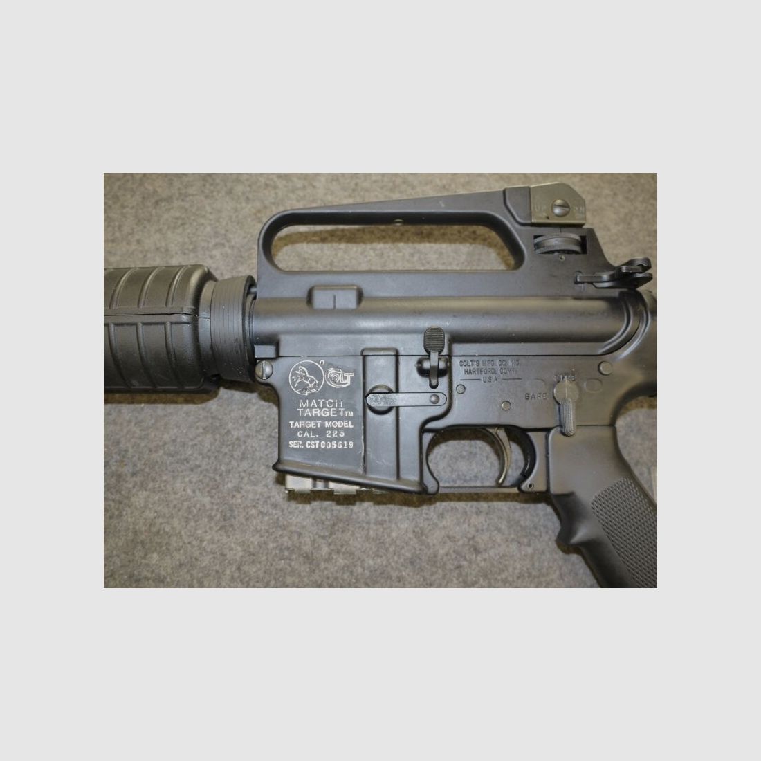 Colt M16, AR15, 10 rounds, original .223Rem; 5.56x45Nato; .222Rem