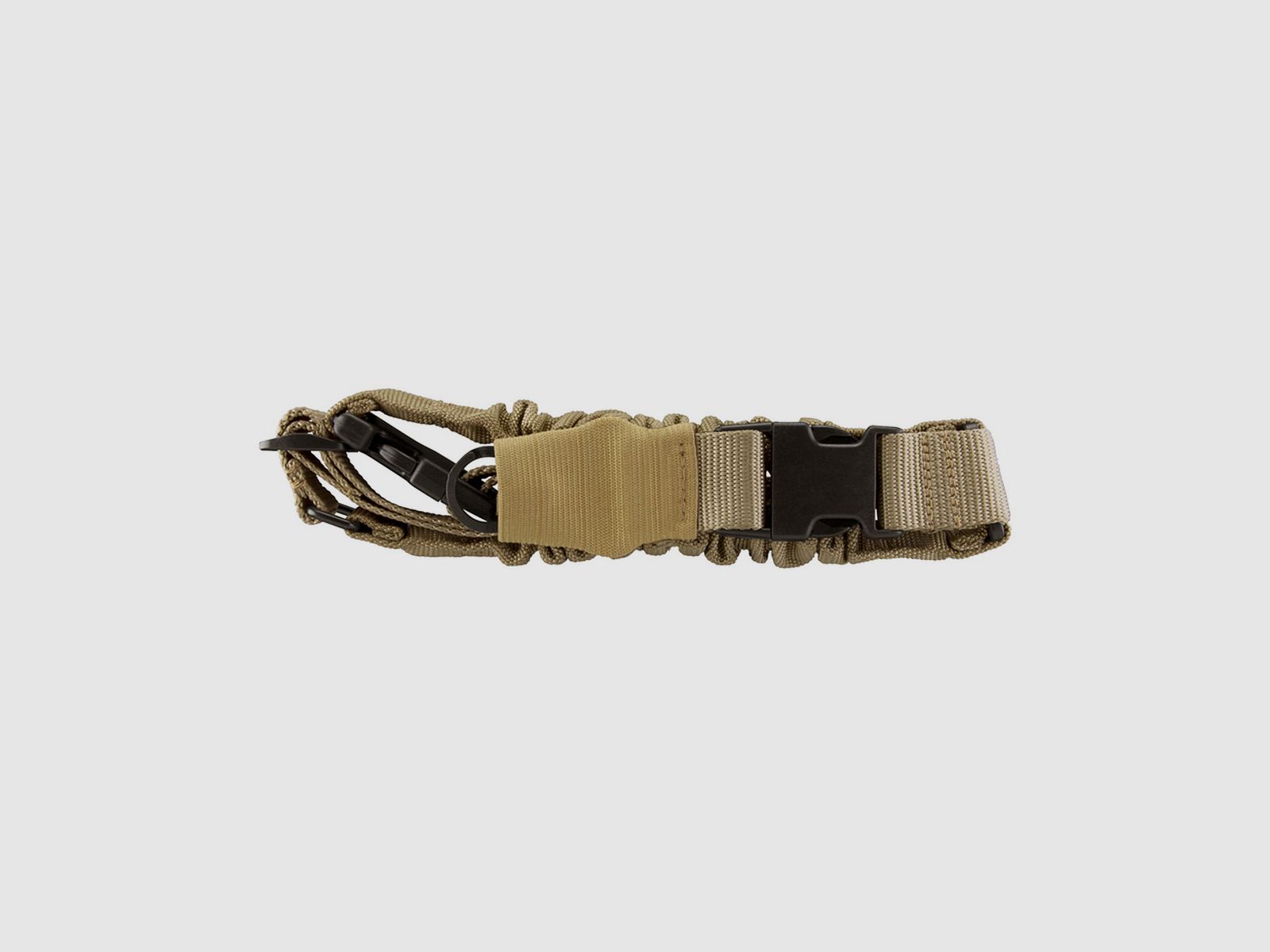 AIM SPORTS ONE POINT HD Bungee Rifle Sling Steel Clip Sleeve TAN, Bild 3 von 3