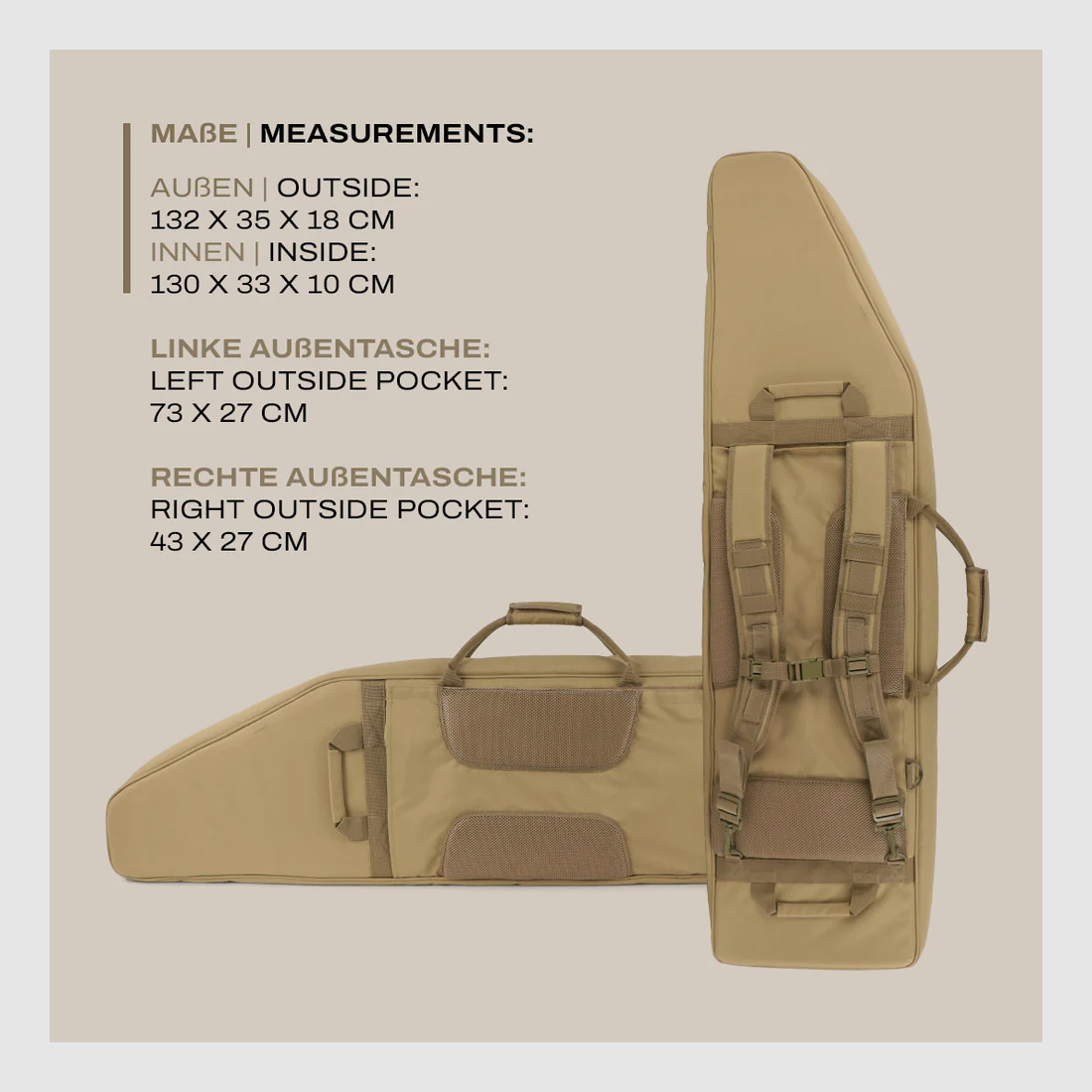 Winter Guncases Bolsa para Rifle 130 cm