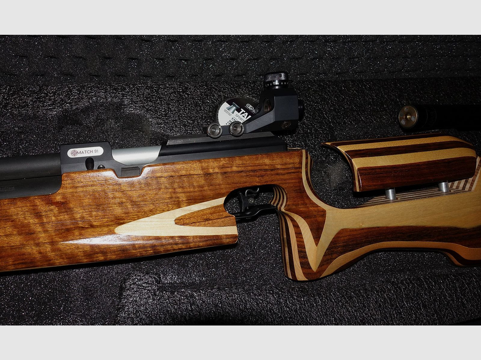 Steyr Match 91 + 2 Kartuschen + Zubehör + Koffer