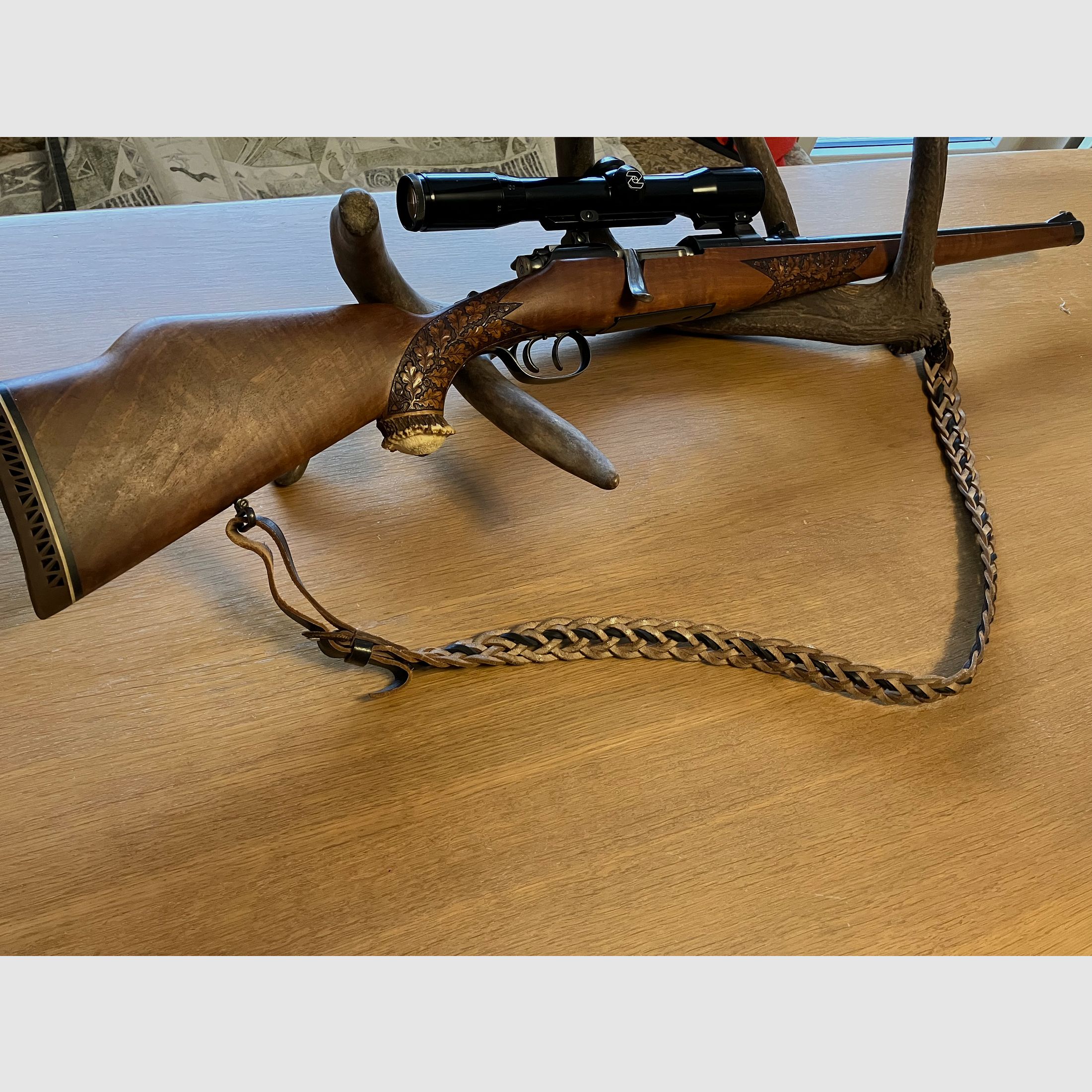 STEYR DAIMLER PUCH Büchse Cal. 5,6 x 57, mit ZF 1,5-6 x 42, sehr guter Zustand!