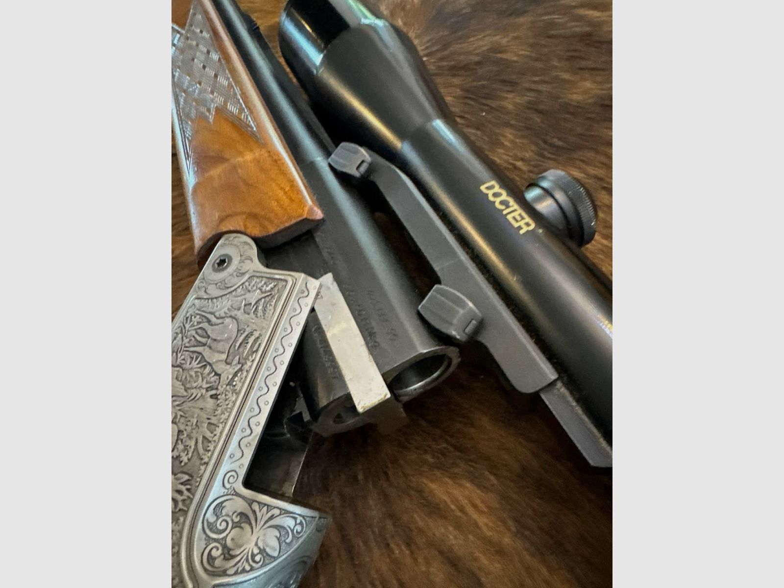 Blaser Bockbüchsflinte BBF 95, 5,6x50R Magnum + 16/70 con telescopio Docter 2,5-10x48 M