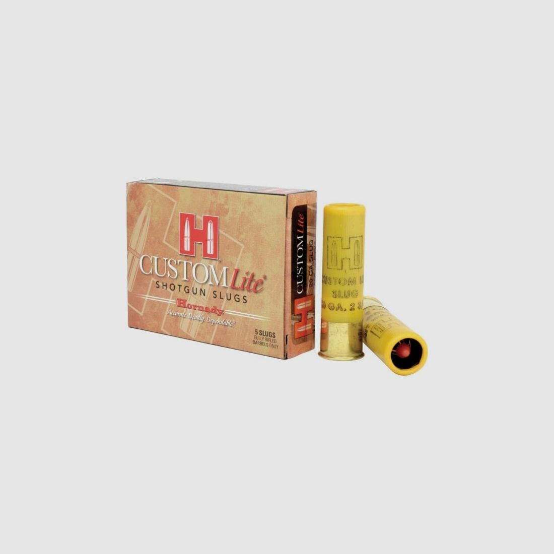 20/70 Hornady Custom Lite Slug FTX 250grs.