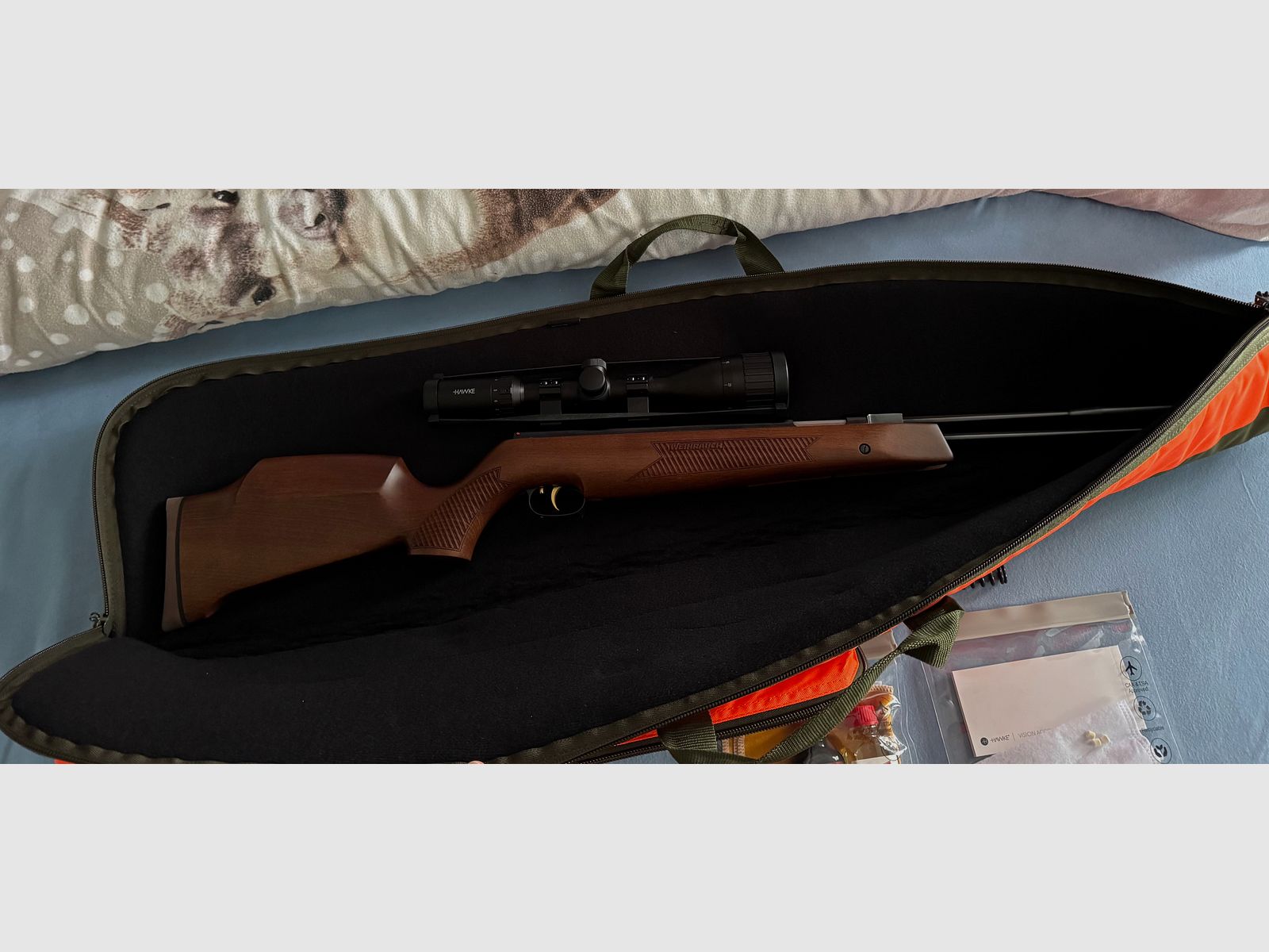 Frankincense HW 97 caliber 5.5 HAWKE scope case accessories 5.5 warranty