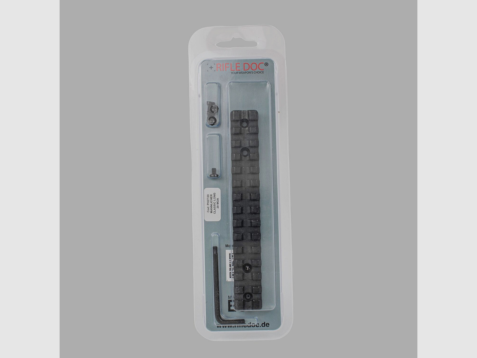 Rifle Doc Picatinny Weaver STAHL Schiene für STEYR MANNLICHER CL II S (Schweres System!) , SM 12 S, Pro Hunter S (After 2003), Classic S