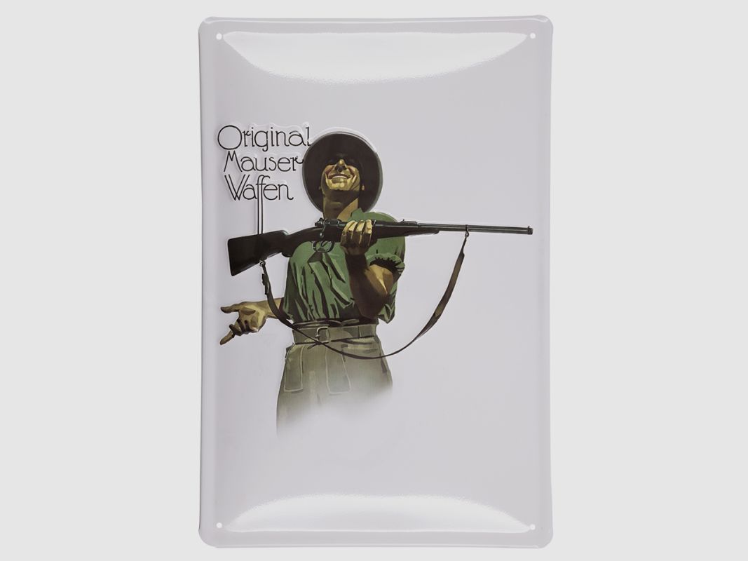 MAUSER PLACA METÁLICA PARED 98, imagen 1 de 2